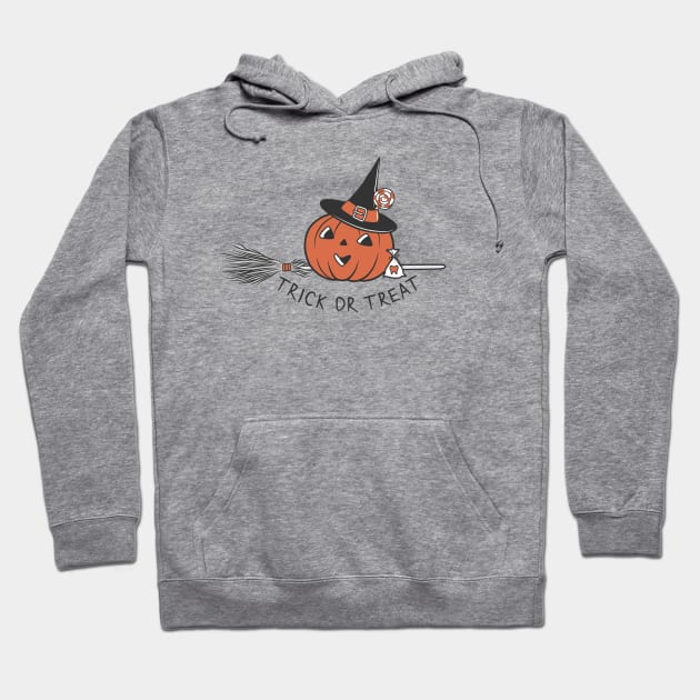 Trick or Treat Set from Pumpkin's Delivery Express Hoodie by runcatrun